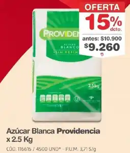 Makro Providencia azúcar blanca oferta
