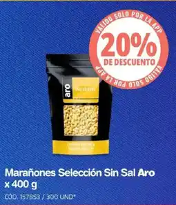 Makro Aro marañones selección sin sal oferta