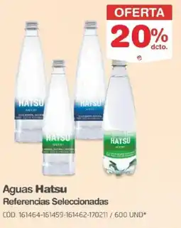 Makro Hatsu aguas referencias seleccionadas oferta