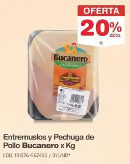 Makro Bucanero entremuslos y pechuga de pollo oferta