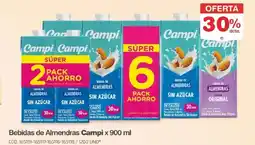Makro Campi bebidas de almendras oferta