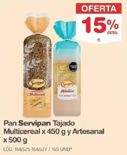Makro Servipan pan tajado multicereal oferta