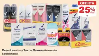 Makro Rexona desodorantes y talcos oferta
