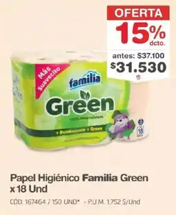 Makro Familia papel higiénico green oferta