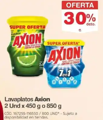 Makro Axion lavaplatos oferta