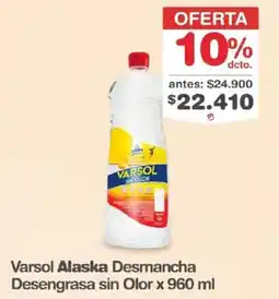 Makro Alaska varsol desmancha desengrasa sin olor oferta