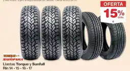 Makro Torque y sunfull llantas oferta