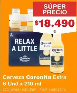 Makro Coronita cerveza extra oferta
