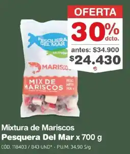 Makro Pesquera del mar mixtura de mariscos oferta