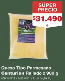 Makro Centurion queso tipo parmesano rallado oferta
