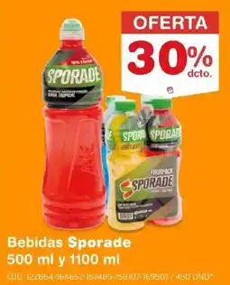Makro Sporade bebidas oferta
