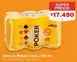Makro Poker cerveza oferta