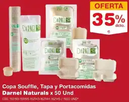 Makro Darnel naturals copa souffle, tapa y portacomidas oferta