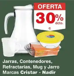 Makro Cristar - nadir jarras, contenedores, refractarias, mug y jarro oferta