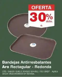 Makro Aro rectagular - redonda bandejas antirresbalantes oferta