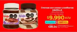 Olímpica Hazella cremas con cacao y avellanas oferta