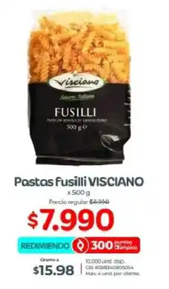 Olímpica Visciano pastas fusilli oferta