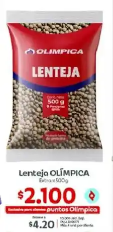 Olímpica lenteja extra