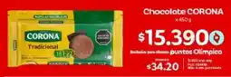 Olímpica Corona chocolate oferta