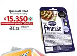 Olímpica Alpina queso finesse tojado oferta
