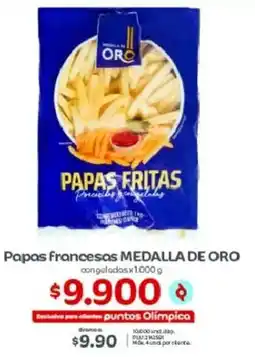 Olímpica Medalla de oro papas francesas congelados oferta