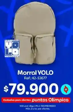 Olímpica Morral YOLO oferta