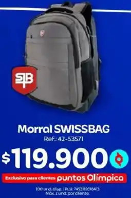 Olímpica Morral SWISSBAG oferta