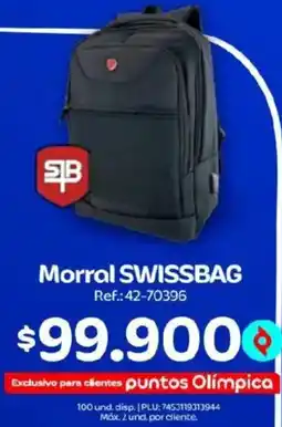 Olímpica Morral SWISSBAG oferta