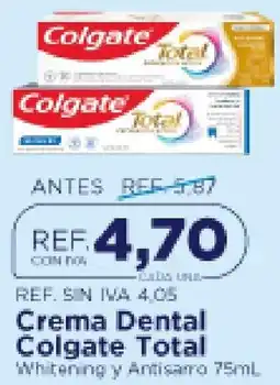 FarmaTodo Crema Dental Colgate Total oferta