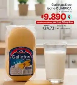 Olímpica Olímpica galletas tipo leche bund oferta