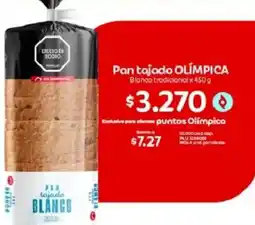 Olímpica Olímpica pan tajado blanco tradicional oferta