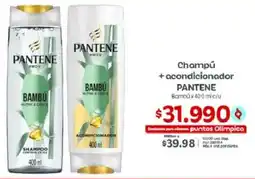 Olímpica Pantene champú +acondicionador oferta