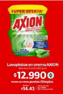 Olímpica Axion lavaplatos en crema oferta