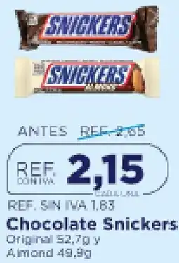 FarmaTodo Chocolate Snickers oferta
