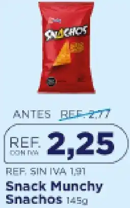 FarmaTodo Snack Munchy Snachos oferta