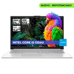 Falabella PORTATIL VIVOBOOK INTEL CORE I5-1334U 24 GB RAM 512 GB SSD 15,6" FHD COLOR PLATEADO oferta