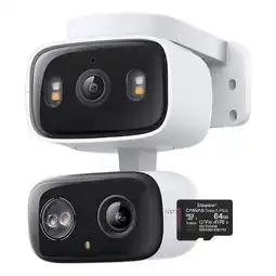 Falabella Cámara Seguridad WiFi TP-Link Tapo C246D Doble Lente 2K Visión Nocturna Alertas IA + Micro SD 64GB oferta