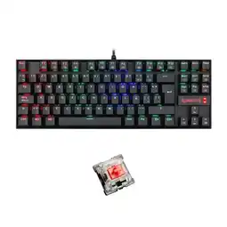 Falabella Teclado K552 KUMARA RGB Switch Red con Construcción Robusta y Activación Suave oferta