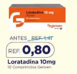 FarmaTodo Loratadina 10 Comprimidos Genven oferta