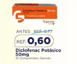 FarmaTodo Diclofenac Potásico 10 Comorimidos. Genven oferta