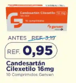 FarmaTodo Candesartan Cilexetilo 10 Comprimidos Genven oferta
