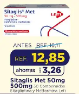 FarmaTodo Sitaglis Met 30 Comprimidos oferta