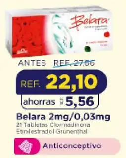 FarmaTodo Belara 21 Tabletas oferta