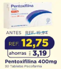FarmaTodo Pentoxifilina 30 Tabletas Psicofarma oferta