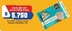 Surtifamiliar Cacao Alba Del Fonce Stevia oferta