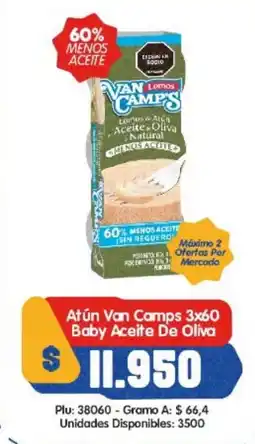 Surtifamiliar Atún Van Camps Baby Aceite De Oliva oferta