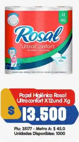 Surtifamiliar Papel Higiénico Rosal Ultra confort oferta