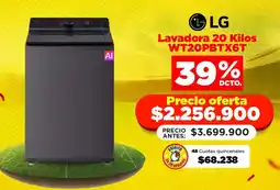 Alkomprar LG Lavadora WT20PBTX6T oferta