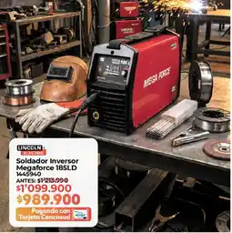 Easy LINCOLN ELECTRIC Soldador Inversor Megaforce 185LD 1445940 oferta
