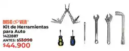 Easy DISCOVER Kit de Herramientas para Auto 1422887 oferta